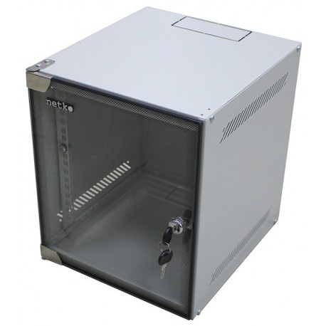 Шкаф настенный 10" 6U серия WS (280х310х329), серый Netko