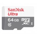 Карта памяти MicroSDHC SanDisk Ultra [класс 10/UHS-I] 64 GB (100 Мбайт/с)