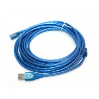 USB удлинитель USB(male) - USB(female) длинна 3 м. цвет синий