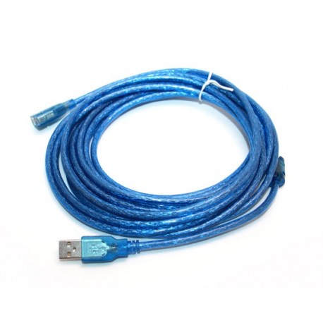 USB удлинитель USB(male) - USB(female) длинна 3 м. цвет синий