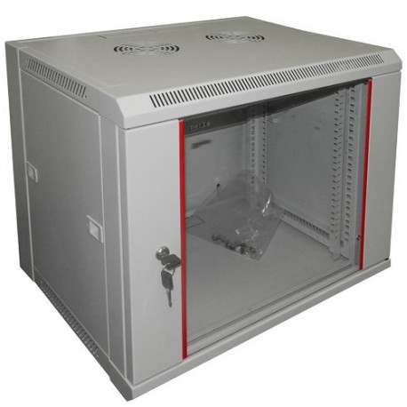 Шкаф настенный 9U серия WM (570х450х500), серый Netko